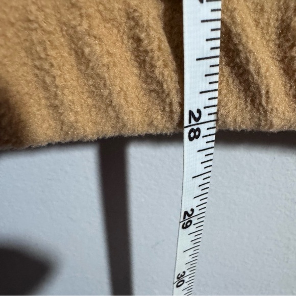 Urban Outfitters Tan Fleece Pullover Snap Neck Sweatshirt Cozy Neutral L - Picture 7 of 8